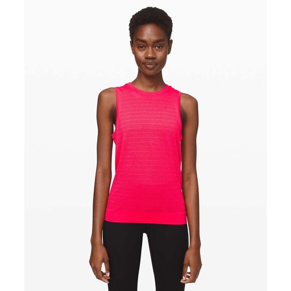 Lululemon Breeze By Muscle Tank II *Squad Heartthrob Size 8 - Picture 1 of 6